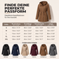 Wasserdichte Damen-Regenjacke mit Kapuze