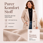 📢📢50%Rabatt!!!🎉✨Damen Wollmantel mit Zweireiherknopfleiste