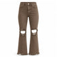 Beinverlängernde Flare-Jeans