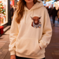🐮 50% RABATT!!🎁Niedliches Kapuzensweatshirt mit kuscheligem Fleecefutter, Highland-Kuh-Motiv