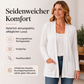 🧶 50 % RABATT – Lässige Damen-Cardigan mit offener Vorderseite & Taschen | Gemütlicher Layering-Look für jeden Tag ✨