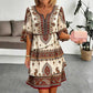🌸 50 % RABATT – Damen Vintage Ethno-Print Stufenkleid | Boho-Eleganz trifft auf luftigen Komfort ✨