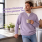 Waffel-T-Shirt für Schichtenkomfort