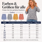 Elegantes Damen-Oberteil mit Blumenmuster und V-Ausschnitt