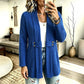 Gerippter Strickcardigan für Damen