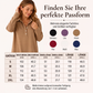Langarm-Strick-Sweatshirtkleid für Damen