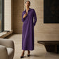 Langarm-Strick-Sweatshirtkleid für Damen
