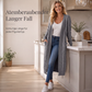 📢📢50 % Rabatt！🎉Lange Strickjacke mit Kapuze und Taschen für Damen