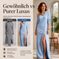 Damen-Schulterfrei-Kleid mit Seitenschlitz