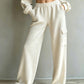 Hoch sitzende Damen-Hose mit Kordelzug