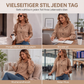 🧶 50 % RABATT | Gemütlich, lässig & vielseitig – Damen Rippstrick-Hoodie mit Knopfdetails