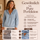Damen-Kapuzenpullover mit Knopfleiste