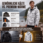 Winddichte Kapuzenjacke für Herren mit Camouflage-Muster