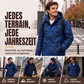 Winddichte Kapuzenjacke für Herren mit Camouflage-Muster