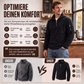 Herren-Pullover mit Halbreißverschluss aus Polar-Fleece