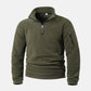 Herren-Pullover mit Halbreißverschluss aus Polar-Fleece