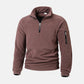 Herren-Pullover mit Halbreißverschluss aus Polar-Fleece