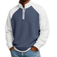 ✨Herren-Waffelstrick-Quarter-Zip-T-Shirt