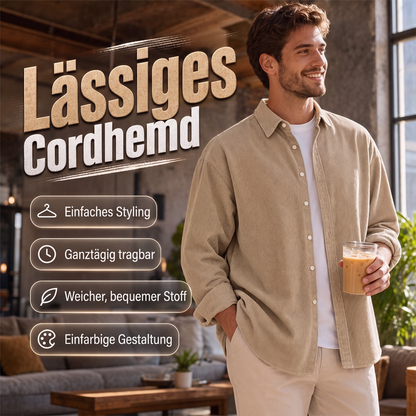 🔥Trending! 50% Rabatt!🔥Neuheiten – Lockeres Cord-Hemd – bequem und vielseitig👕