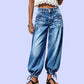 👖✨ Bestseller –  High-Waist-Barrel-Jeans mit Stretch-Anteil für Damen