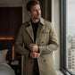 ⚡Blitzangebot: 50% Rabatt + Gratis Versand!⚡ Herren-Trenchcoat mit abnehmbarem Futter