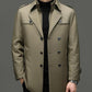 ⚡Blitzangebot: 50% Rabatt + Gratis Versand!⚡ Herren-Trenchcoat mit abnehmbarem Futter