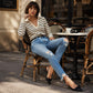 🙌 50% Wiederkaufquote – Qualität überzeugt! Damen-Jeans im Retrostil, used-Look mit Rissen
