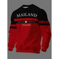 🎉✨Bedrucktes Sweatshirt Milano Italia für Herren