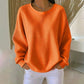 📢📢50% Rabatt!!! 🎉✨ Damen Waffelstrick-Sweatshirt im Loose-Fit