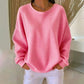 📢📢50% Rabatt!!! 🎉✨ Damen Waffelstrick-Sweatshirt im Loose-Fit