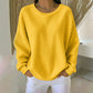 📢📢50% Rabatt!!! 🎉✨ Damen Waffelstrick-Sweatshirt im Loose-Fit