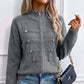 📢📢50%Rabatt!!!🎉✨Lässige Damen-Strickjacke mit doppeltem Reißverschluss