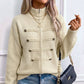 📢📢50%Rabatt!!!🎉✨Lässige Damen-Strickjacke mit doppeltem Reißverschluss