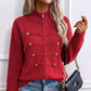 📢📢50%Rabatt!!!🎉✨Lässige Damen-Strickjacke mit doppeltem Reißverschluss