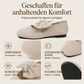 🌟 Der Look, den alle suchen – bei uns 50% günstiger! Flache Strick-Ballerinas mit Schleife und eckiger Zehenpartie für Damen