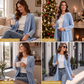 💎✨ Bestseller – Samt-Cardigan mit Peplum – bequem und stylisch
