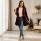 💎✨ Bestseller – Samt-Cardigan mit Peplum – bequem und stylisch