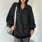 📢🎉50%Rabatt!!!🛍️✨Damen Sweatshirt mit Leopardenmuster & Viertelreißverschluss – Lässig, bequem & immer passend