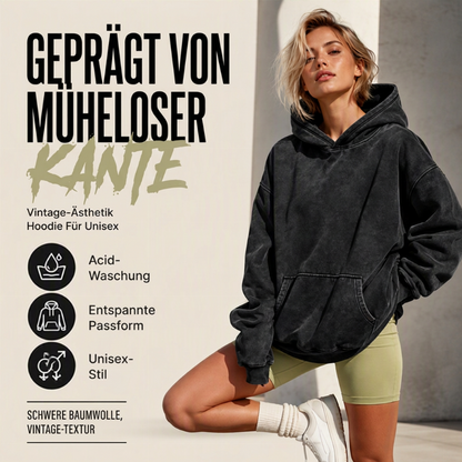 📢🎉50%Rabatt!!!🛍️✨Unisex Casual Oversized Hoodie mit Acid-Wash-Effekt