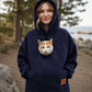 🔔 Letzte 100 Stück – solange der Vorrat reicht! Unisex-Haustierträger-Kapuzenpullover aus Plüsch