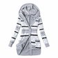 📢🎉50%Rabatt!!!🛍️✨Damen mittel-langer Hoodie mit Kapuze, Baumwollfutter