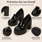 ⏳ Nur noch heute: 50% Rabatt! 🚨 Damen-Loafer mit Plateau-Sohle & klobigem Absatz – bequem & stylish