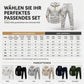 📢🎉Alles muss weg!!!🛍️✨Herren 2-teiliges Jacquard Kapuzenpullover Set Herbst Winter lässiger Kapuzen-Sweatshirt und Sweathose Trainingsanzug