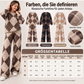 🌊Winter-Bestseller!🌊 Damen Argyle Strickpullover & Hosen mit weitem Bein Set