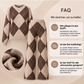 🌊Winter-Bestseller!🌊 Damen Argyle Strickpullover & Hosen mit weitem Bein Set