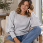 📢🎉50%Rabatt!!!🛍️✨Damen Freizeit Pullover mit Fledermausärmeln