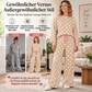 Damen Punktepullover & Weites Bein Hosen Set