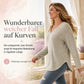 📢🎉🛍️✨Damen Übergrößen V-Ausschnitt Langarm Geripptes Gebürstetes T-Shirt Locker Sitzendes Einfarbiges Pullover-Oberteil