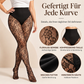 Damen Shape Strumpfhosen mit hoher Taille aus Spitze und Fischernetz