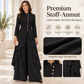 💖Black Friday Mega-Angebot – 50% Rabatt!💖💜Kostenloser Versand🖤Elegantes lang geschnittenes Damenmantel und Wide-Leg Hose Set